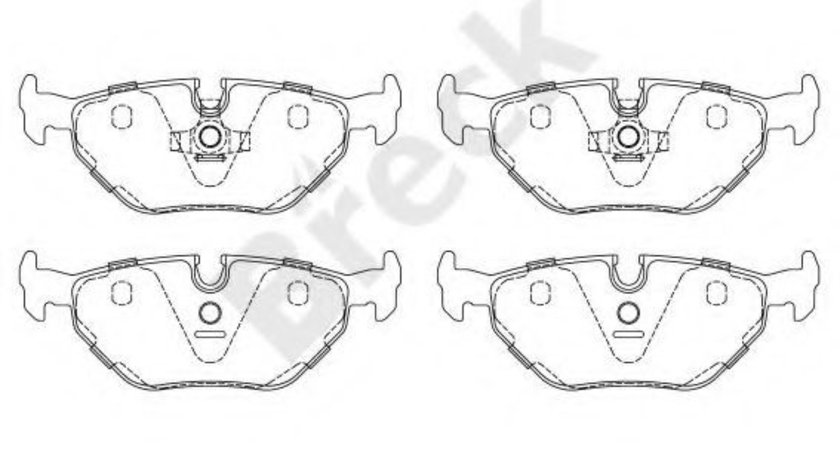 Set placute frana,frana disc BMW Seria 3 Cupe (E36) (1992 - 1999) Break 20995 00 704 00 piesa NOUA