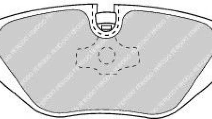 Set placute frana,frana disc BMW Seria 3 Cupe (E36) (1992 - 1999) FERODO FDB850 piesa NOUA