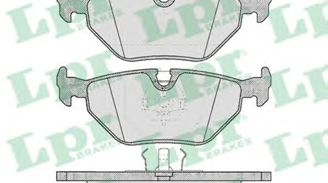 Set placute frana,frana disc BMW Seria 3 Cupe (E36) (1992 - 1999) LPR 05P297 piesa NOUA