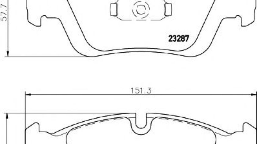 Set placute frana,frana disc BMW Seria 3 Cupe (E46) (1999 - 2006) TEXTAR 2328702 produs NOU