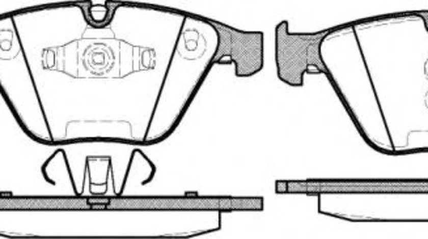 Set placute frana,frana disc BMW Seria 3 Cupe (E92) (2006 - 2013) REMSA 0857.10 piesa NOUA