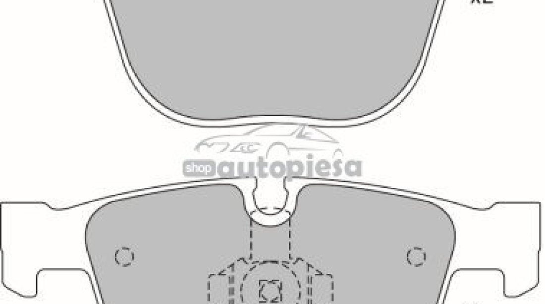 Set placute frana,frana disc BMW Seria 3 Cupe (E92) (2006 - 2013) KRIEGER 0950006347 piesa NOUA