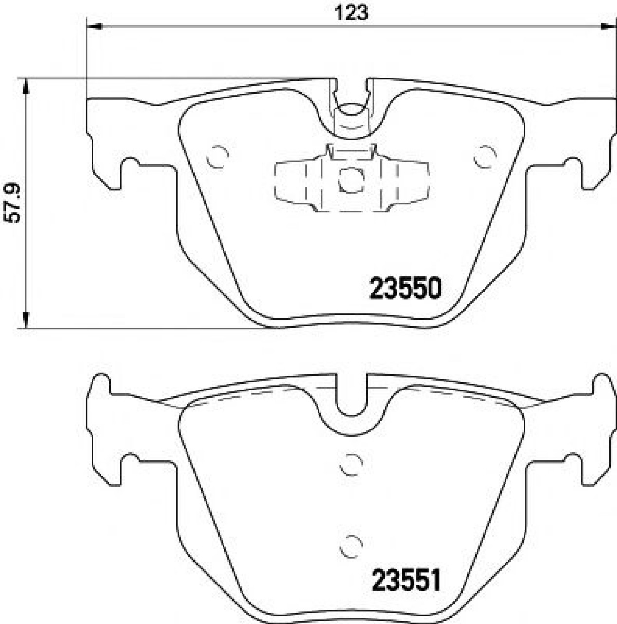 Set placute frana,frana disc BMW Seria 3 Cupe (E92) (2006 - 2013) TEXTAR 2355001 piesa NOUA