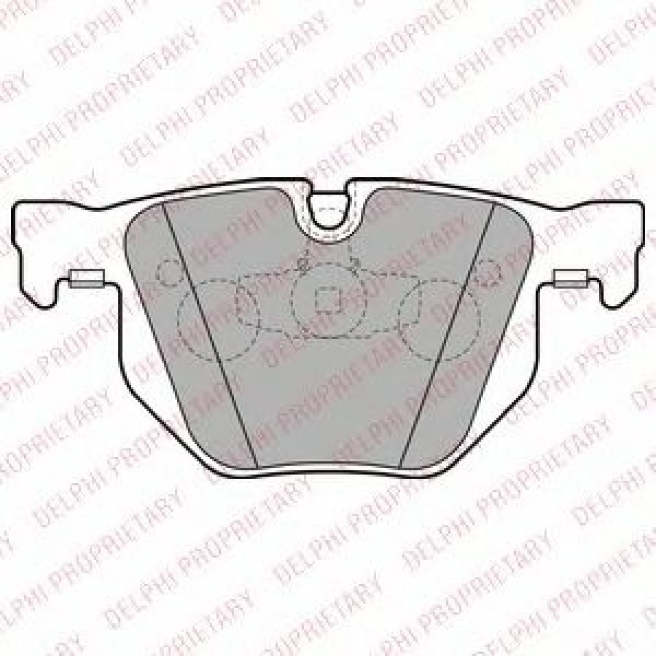 Set placute frana,frana disc BMW Seria 3 Cupe (E92) (2006 - 2013) DELPHI LP2256 piesa NOUA