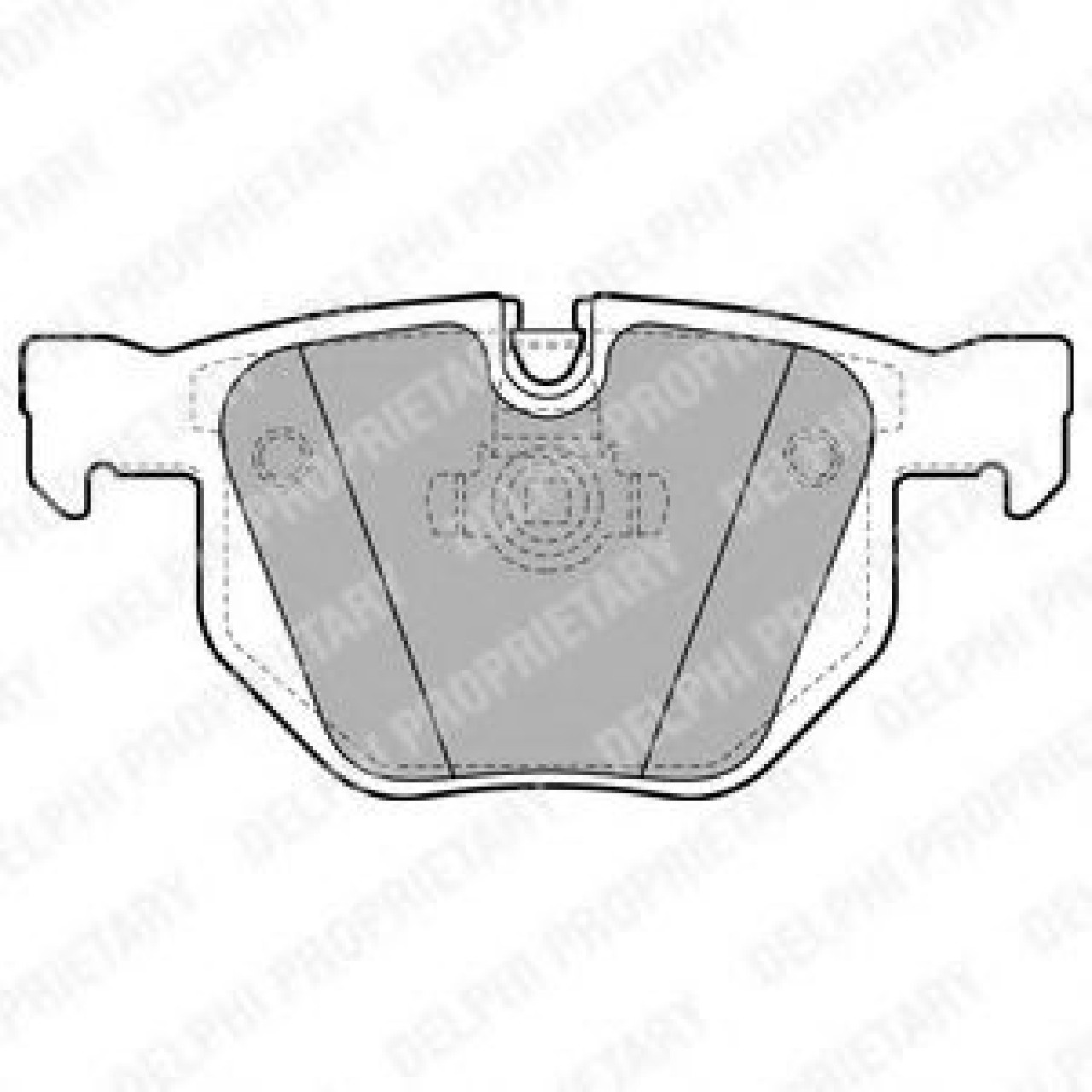 Set placute frana,frana disc BMW Seria 3 Cupe (E92) (2006 - 2013) DELPHI LP1927 piesa NOUA