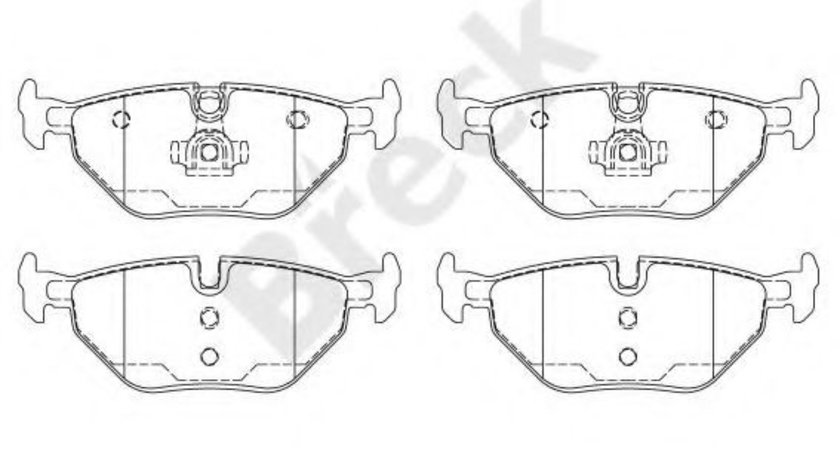 Set placute frana,frana disc BMW Seria 3 (E36) (1990 - 1998) Break 21934 00 704 00 piesa NOUA