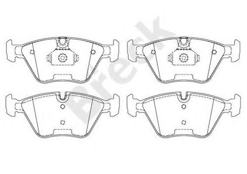 Set placute frana,frana disc BMW Seria 3 (E46) (1998 - 2005) Break 23183 00 701 00 piesa NOUA