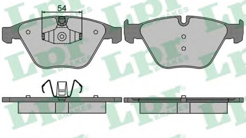 Set placute frana,frana disc BMW Seria 3 (E90) (2005 - 2011) LPR 05P1509 piesa NOUA