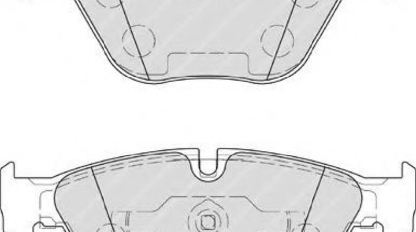 Set placute frana,frana disc BMW Seria 3 (E90) (2005 - 2011) FERODO FDB4221 piesa NOUA