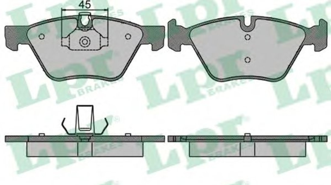 Set placute frana,frana disc BMW Seria 3 (E90) (2005 - 2011) LPR 05P1512 piesa NOUA