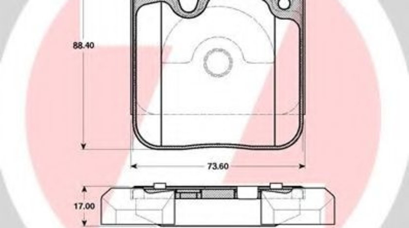 Set placute frana,frana disc BMW Seria 3 (F30, F35, F80) (2011 - 2016) ZIMMERMANN 25029.170.1 piesa NOUA