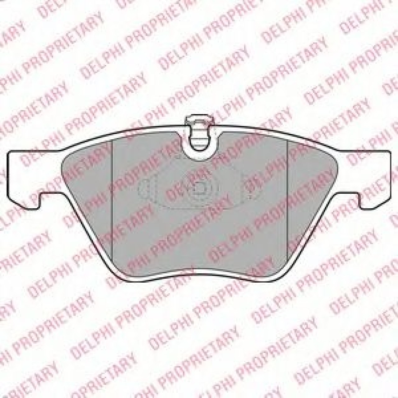Set placute frana,frana disc BMW Seria 3 Touring (E91) (2005 - 2012) DELPHI LP1956 piesa NOUA