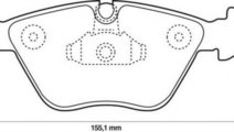 Set placute frana,frana disc BMW Seria 3 Touring (...