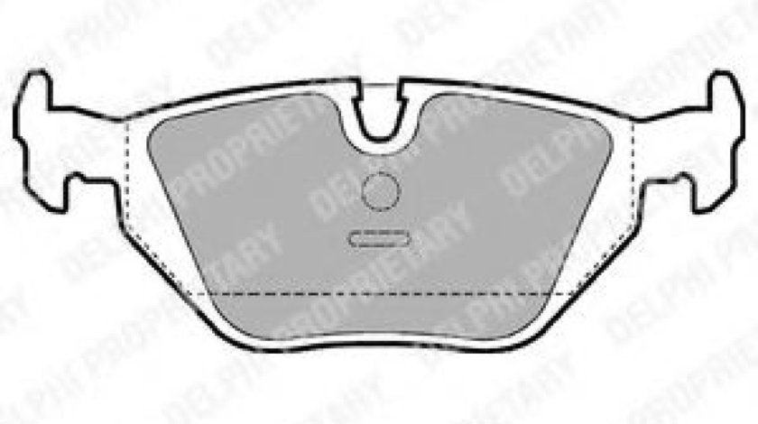 Set placute frana,frana disc BMW Seria 3 Touring (E36) (1995 - 1999) DELPHI LP907 piesa NOUA