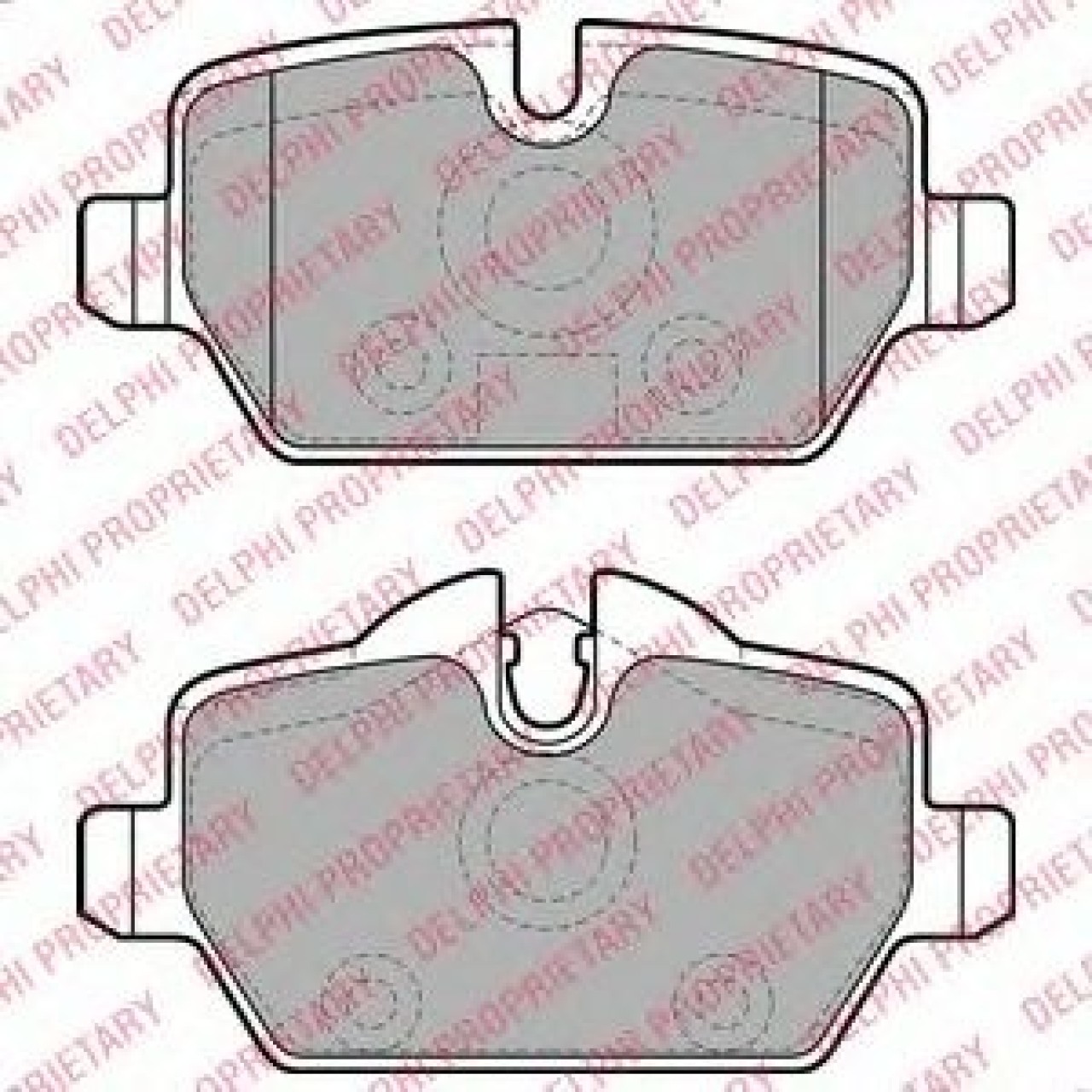 Set placute frana,frana disc BMW Seria 3 Touring (E91) (2005 - 2012) DELPHI LP1924 piesa NOUA