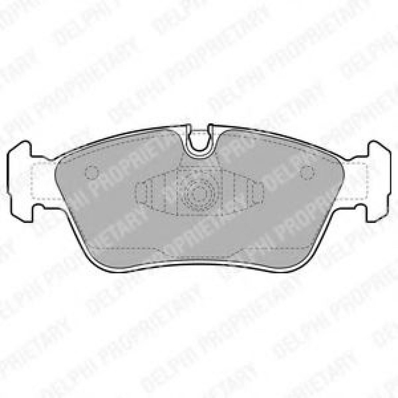 Set placute frana,frana disc BMW Seria 3 Touring (E91) (2005 - 2012) DELPHI LP1925 piesa NOUA
