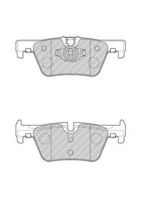Set placute frana,frana disc BMW Seria 3 Touring (F31) (2011 - 2016) FERODO FDB4670 piesa NOUA