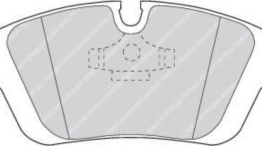 Set placute frana,frana disc BMW Seria 3 Touring (E36) (1995 - 1999) FERODO FDB725 piesa NOUA