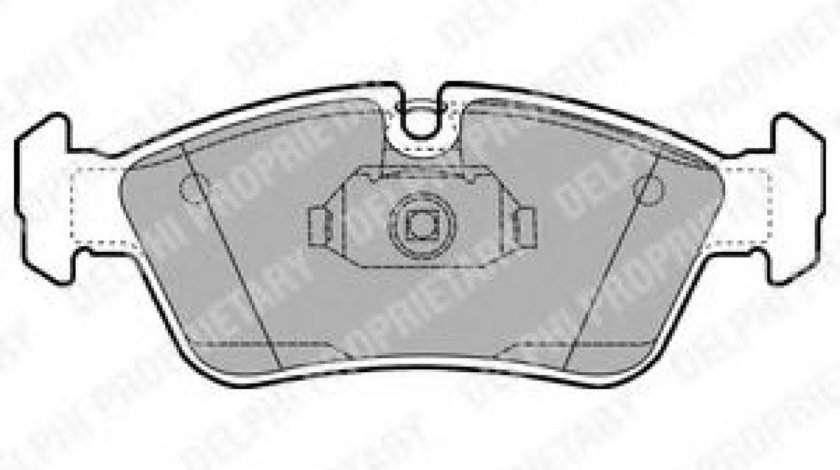 Set placute frana,frana disc BMW Seria 3 Touring (E46) (1999 - 2005) DELPHI LP1421 piesa NOUA