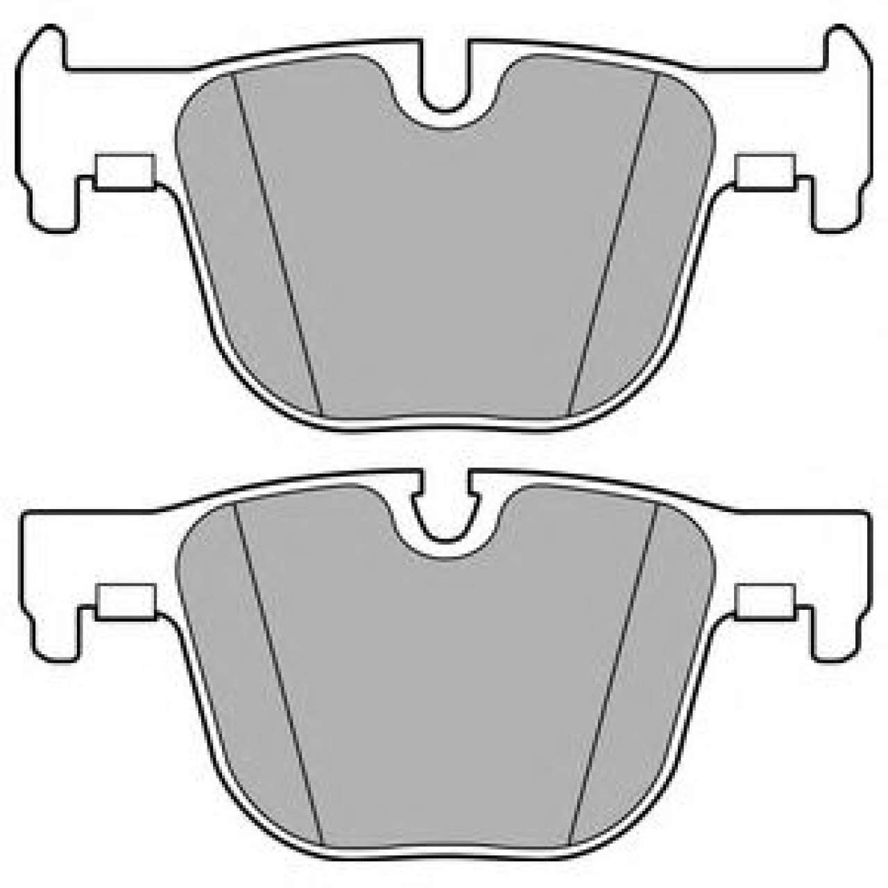 Set placute frana,frana disc BMW Seria 3 Touring (F31) (2011 - 2016) DELPHI LP2494 piesa NOUA