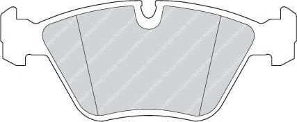 Set placute frana,frana disc BMW Seria 3 Cabriolet (E46) (2000 - 2007) FERODO FDB577 piesa NOUA