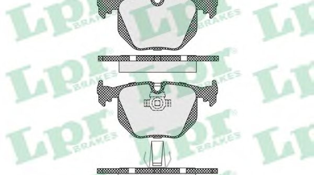 Set placute frana,frana disc BMW Seria 3 Cabriolet (E46) (2000 - 2007) LPR 05P1231 piesa NOUA