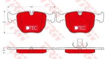 Set placute frana,frana disc BMW Seria 5 (E39) (19...