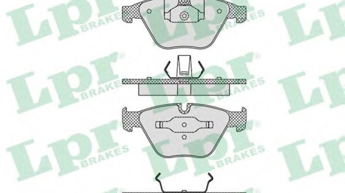 Set placute frana,frana disc BMW Seria 5 (E60) (2003 - 2010) LPR 05P1193 piesa NOUA