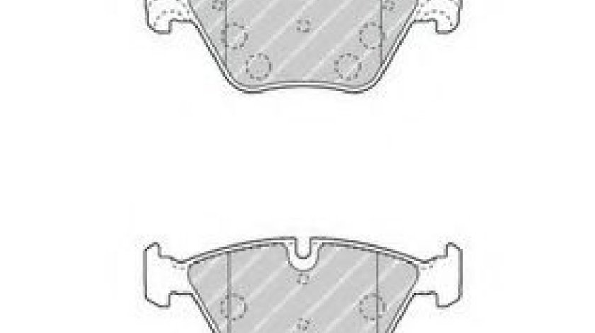 Set placute frana,frana disc BMW Seria 5 (F10, F18) (2009 - 2016) FERODO FDB4380 piesa NOUA