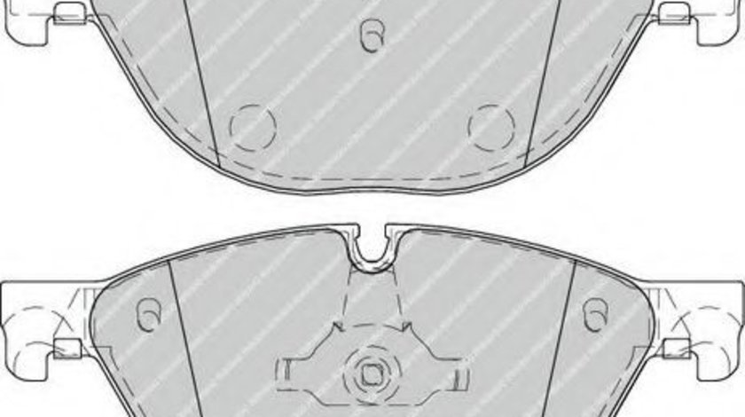 Set placute frana,frana disc BMW Seria 5 (F10, F18) (2009 - 2016) FERODO FDB4285 piesa NOUA