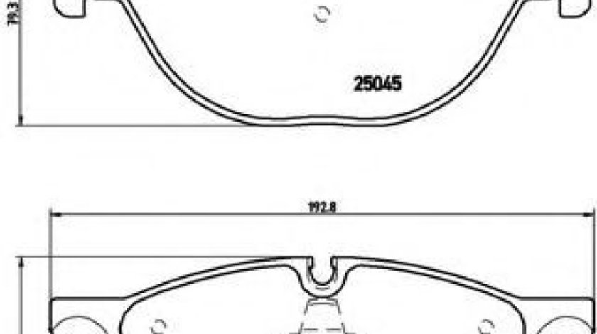 Set placute frana,frana disc BMW Seria 5 Gran Turismo (F07) (2009 - 2016) BREMBO P 06 076 piesa NOUA