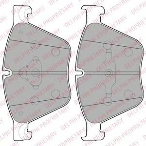 Set placute frana,frana disc BMW Seria 5 Gran Turismo (F07) (2009 - 2016) DELPHI LP2210 piesa NOUA
