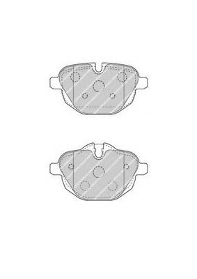 Set placute frana,frana disc BMW Seria 5 Touring (F11) (2010 - 2016) FERODO FDB4376 piesa NOUA