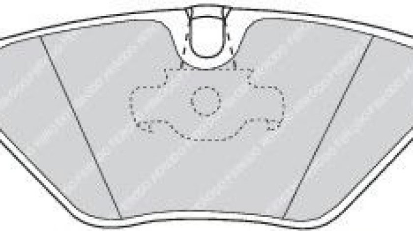 Set placute frana,frana disc BMW Seria 5 Touring (E39) (1997 - 2004) FERODO FDB1075 piesa NOUA