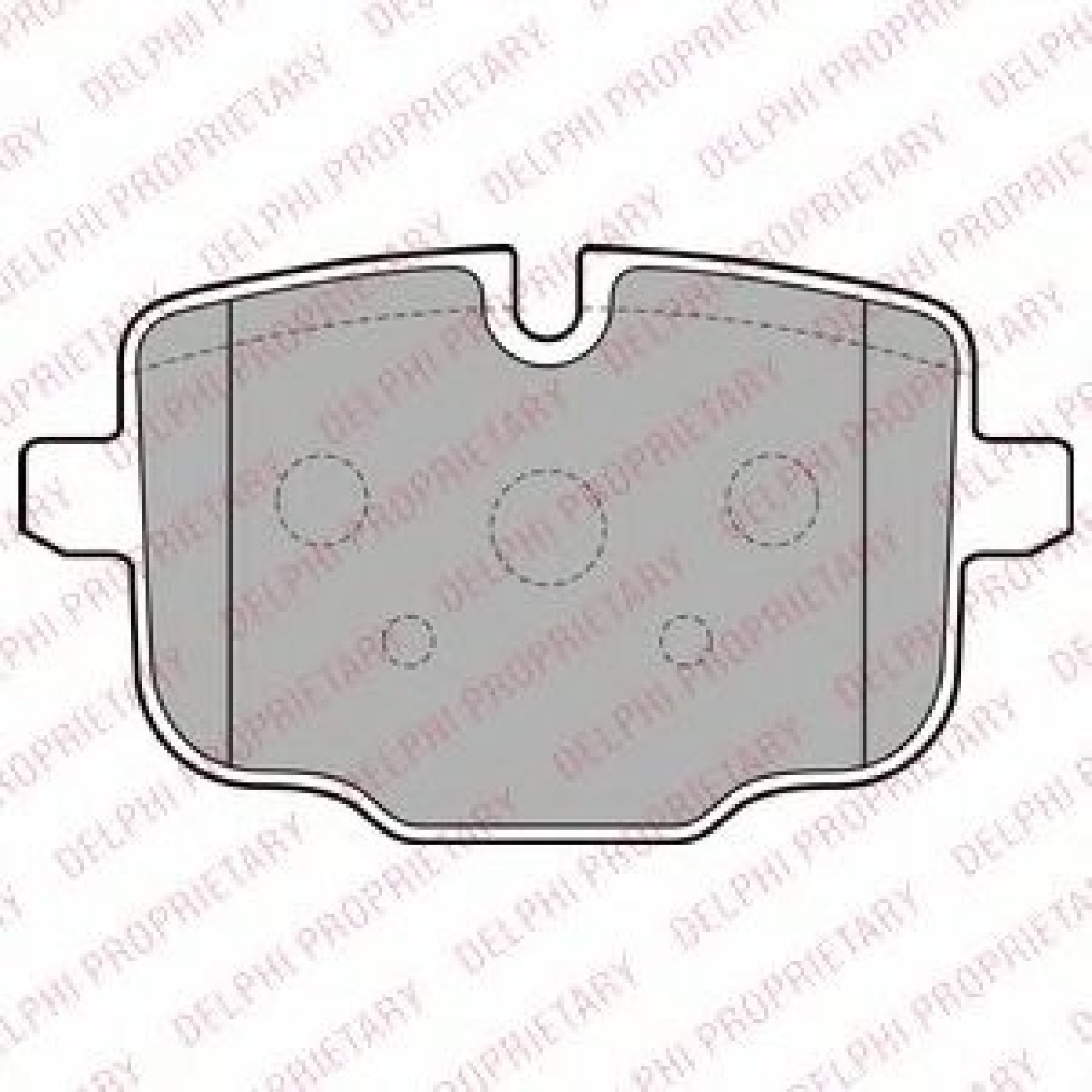 Set placute frana,frana disc BMW Seria 5 Touring (F11) (2010 - 2016) DELPHI LP2246 piesa NOUA