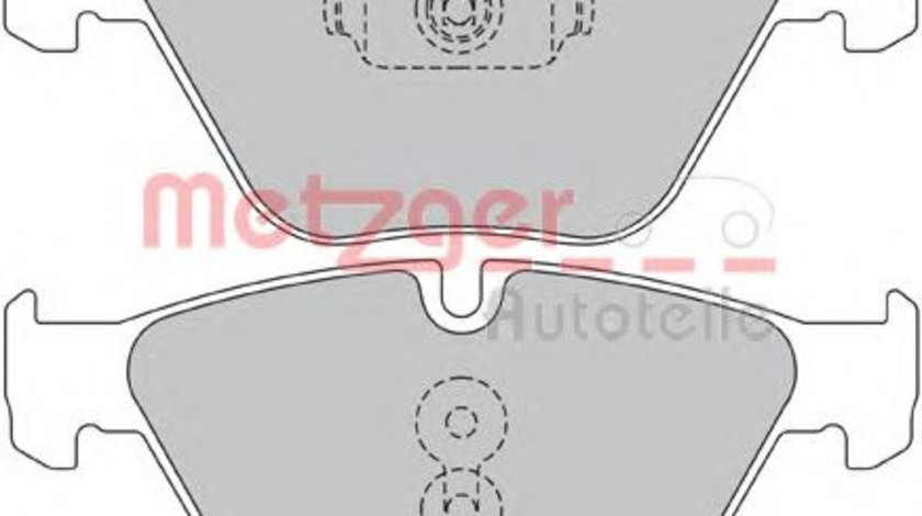 Set placute frana,frana disc BMW Seria 5 Touring (E61) (2004 - 2010) METZGER 1170090 piesa NOUA