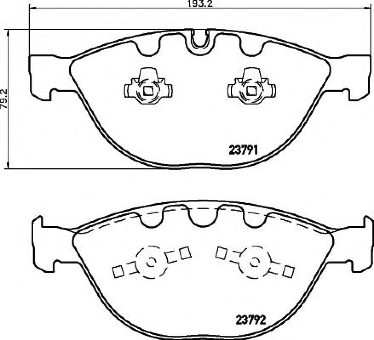 Set placute frana,frana disc BMW Seria 6 Cabriolet (E64) (2004 - 2010) TEXTAR 2379101 piesa NOUA