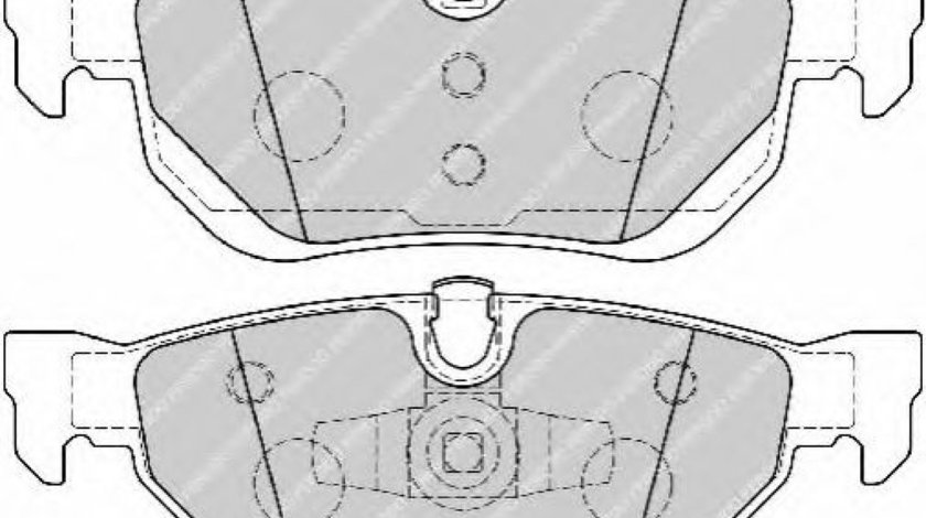 Set placute frana,frana disc BMW X1 (E84) (2009 - 2015) FERODO FDB1807 piesa NOUA