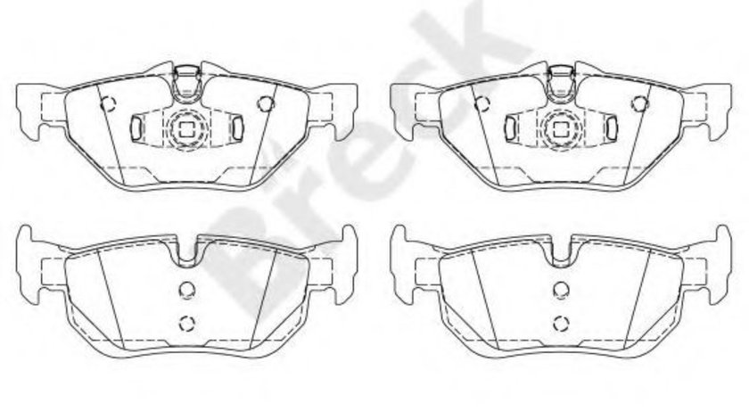 Set placute frana,frana disc BMW X1 (E84) (2009 - 2015) Break 23927 00 704 00 piesa NOUA