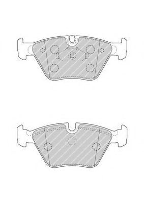 Set placute frana,frana disc BMW X3 (E83) (2004 - 2011) FERODO FDB4752 piesa NOUA