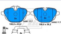 Set placute frana,frana disc BMW X3 (F25) (2010 - ...