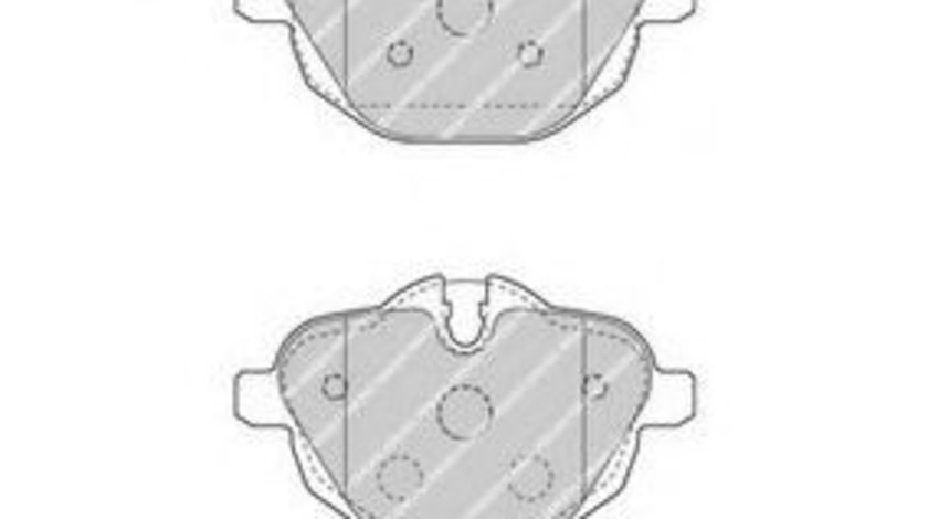 Set placute frana,frana disc BMW X4 (F26) (2014 - 2016) FERODO FDB4376 piesa NOUA