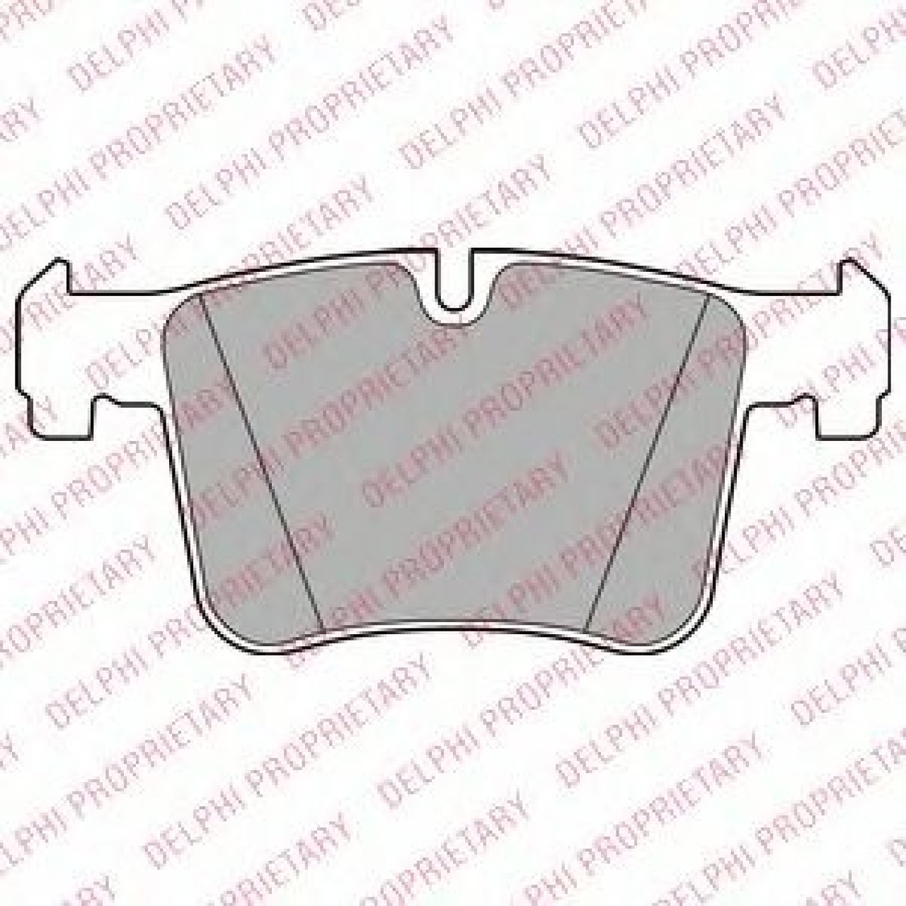 Set placute frana,frana disc BMW X4 (F26) (2014 - 2016) DELPHI LP2234 piesa NOUA
