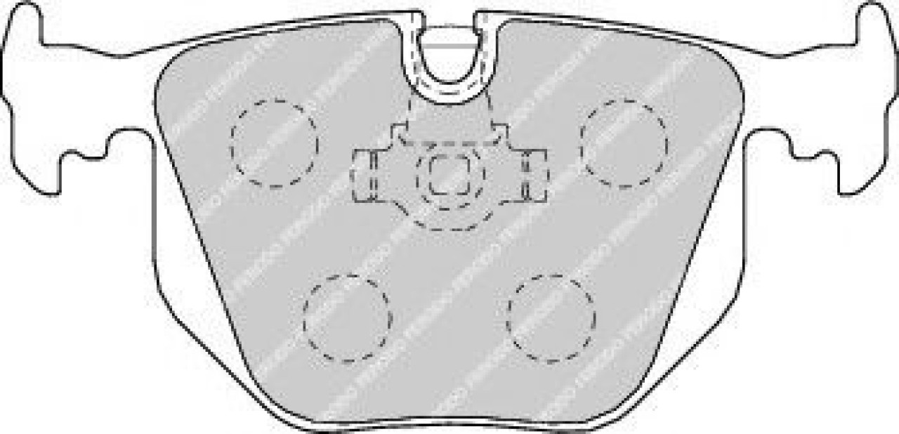 Set placute frana,frana disc BMW X5 (E53) (2000 - 2006) FERODO FDB1483 piesa NOUA