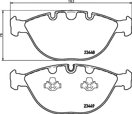 Set placute frana,frana disc BMW X5 (E53) (2000 - 2006) TEXTAR 2344801 piesa NOUA