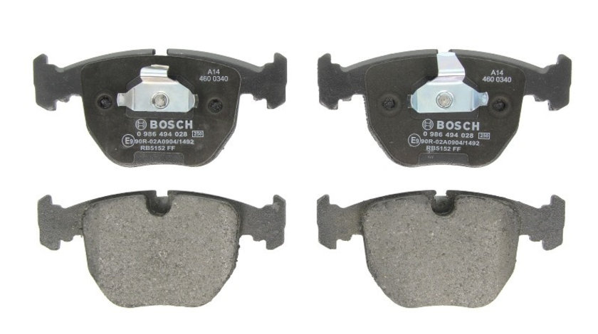 Set placute frana,frana disc BMW X5 (E53) (2000 - 2006) BOSCH 0 986 494 028 piesa NOUA