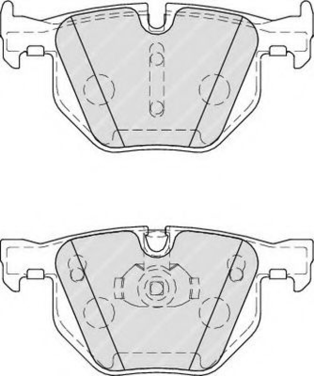 Set placute frana,frana disc BMW X5 (E70) (2007 - 2013) FERODO FDB4067 piesa NOUA