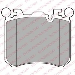 Set placute frana,frana disc BMW X5 (E70) (2007 - 2013) DELPHI LP2287 piesa NOUA