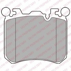Set placute frana,frana disc BMW X5 (E70) (2007 - 2013) DELPHI LP2287 piesa NOUA