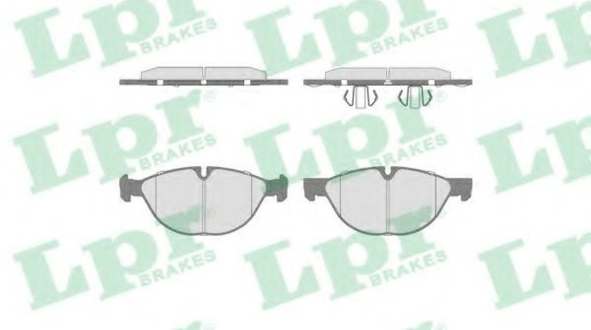 Set placute frana,frana disc BMW X6 (E71, E72) (2008 - 2014) LPR 05P1518 piesa NOUA